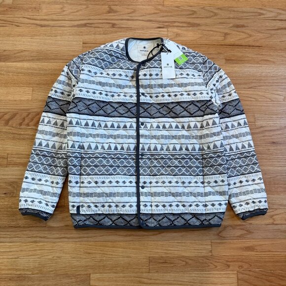 Snow Peak Printed Recycled NY Ripsip Down Cardigan Large - Picture 1 of 12